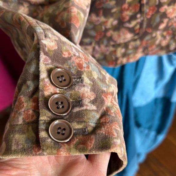 Vintage Mr. Mench Women's Floral Velvet Blazer - Picture 3 of 11